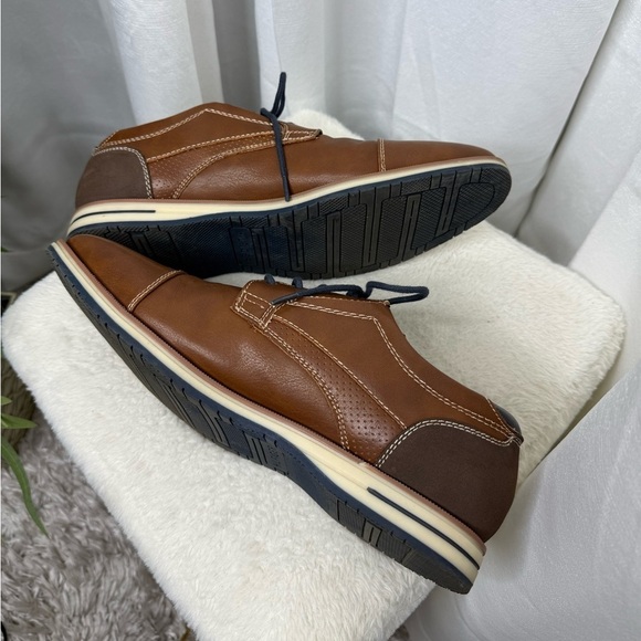 Tommy Hilfiger Men’s Urban Casual Oxford Shoes in Cognac & Navy Sz US 8 main image 12